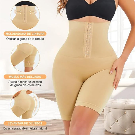 Faja moldeadora con cintura ajustable beige M/L