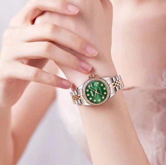 Reloj tipo Rolex mujer - verde - additional image 2