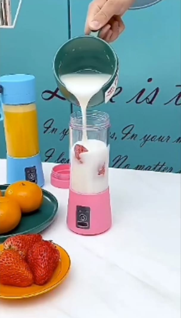 Batidora Licuadora Portable - Rosa