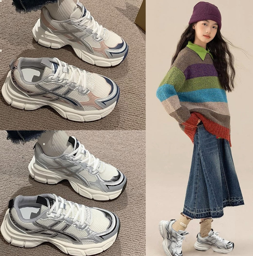 Botines mujer tipo asics filo oro 39