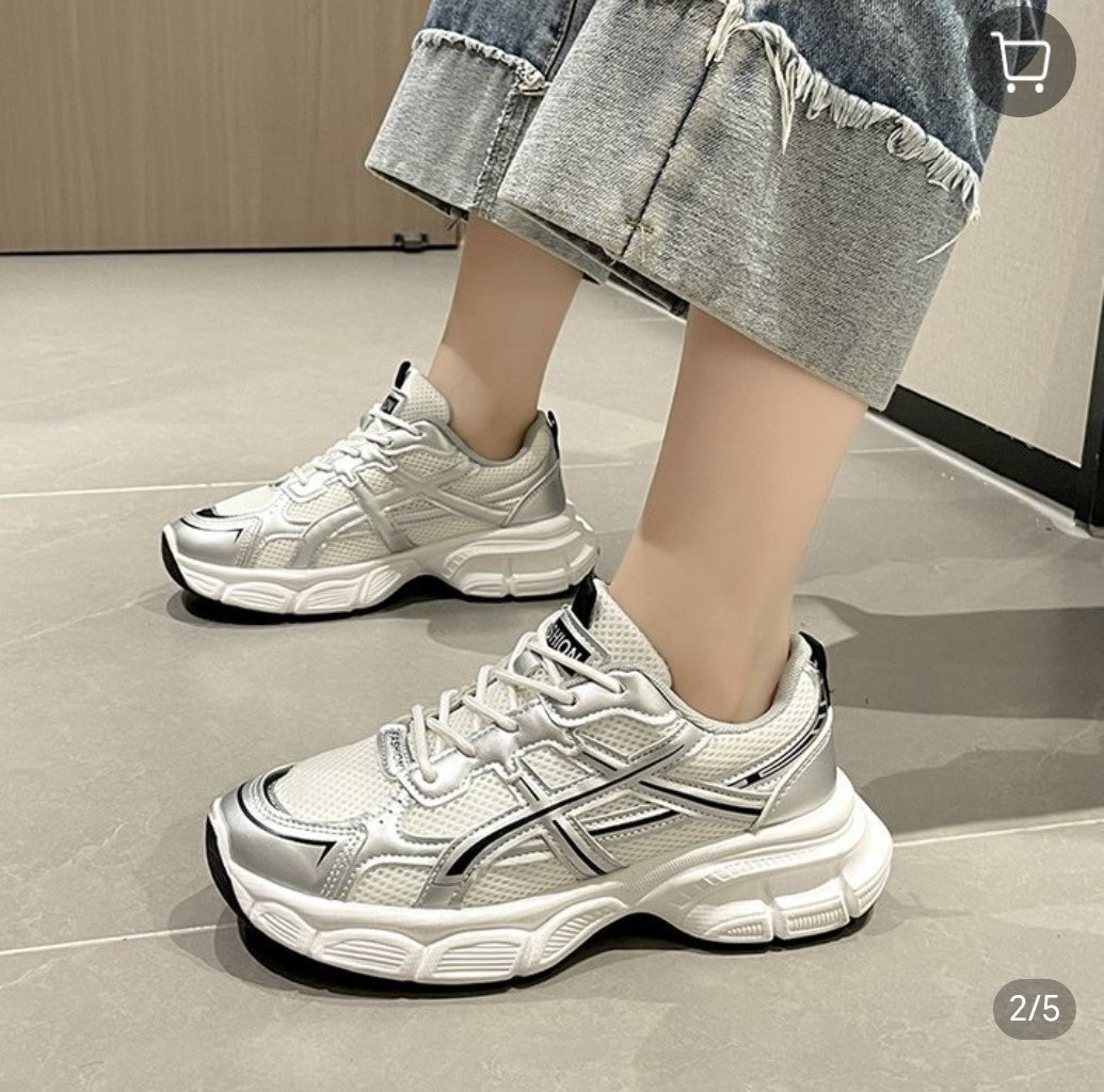 Botines mujer tipo asics filo oro 39