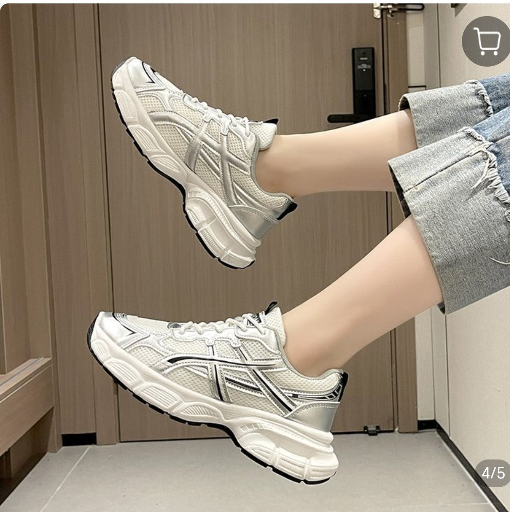 Botines mujer tipo asics filo oro 39