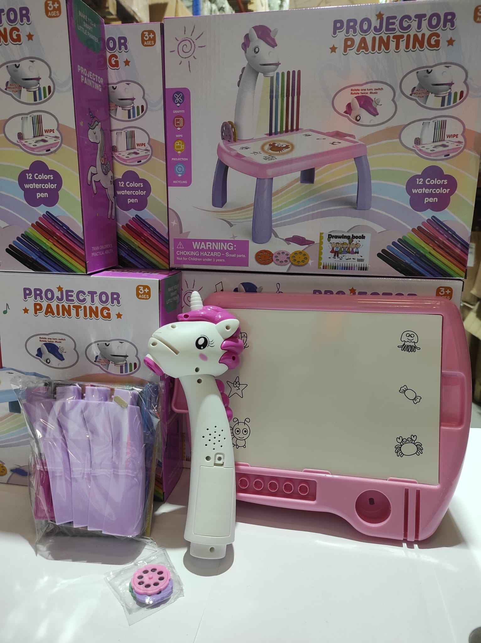 Escritorio de aprendizaje para niños unicornio rosa - additional image 5