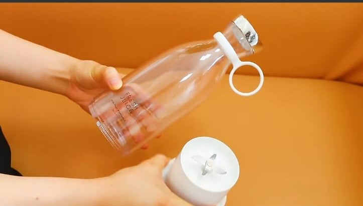 Mini licuadora de vaso portatil celeste