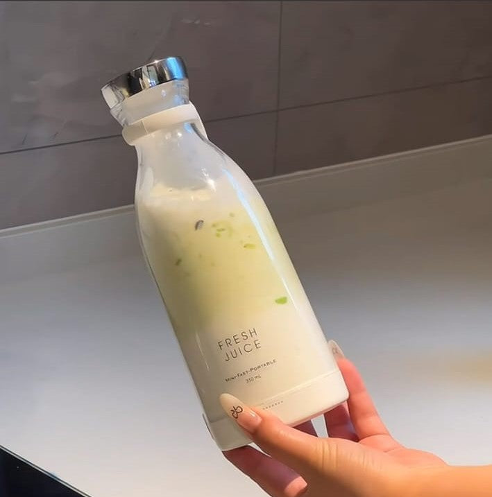 Mini licuadora de vaso portatil verde agua