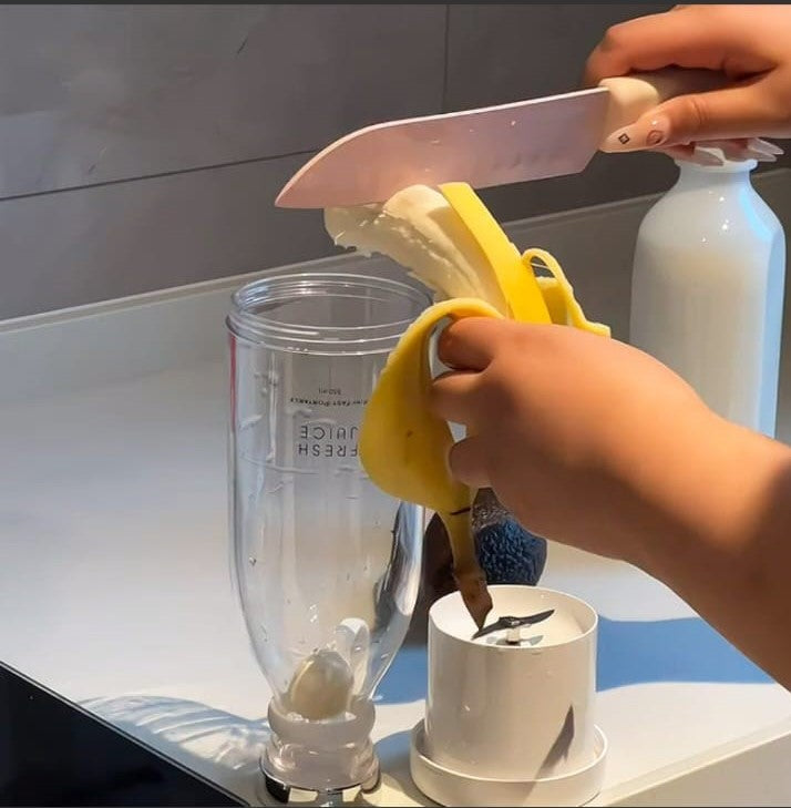 Mini licuadora de vaso portatil celeste