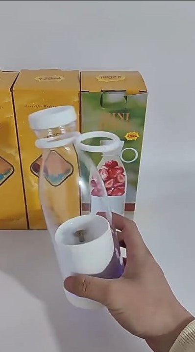 Mini licuadora de vaso portatil verde agua