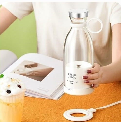 Mini licuadora de vaso portatil celeste